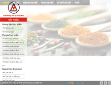 Tablet Screenshot of huonglieuminhanh.com